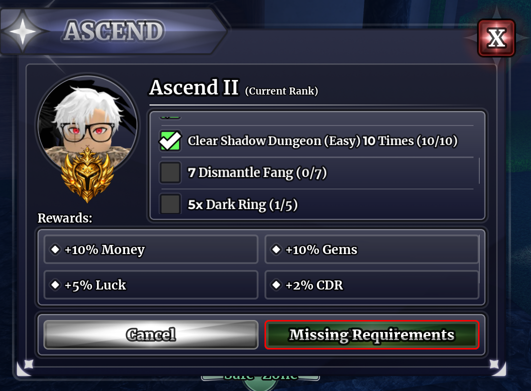 Cày max Ascend X ( Yêu Cầu Acc Trên 5k Level ) ( Sailor Piece )