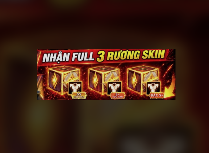 Full 3 rương ( Điền Mã Giúp Sức Vào Ô Tài Khoản )