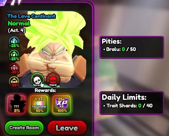 Cày evo Secret Broly ( Yêu cầu đh solo được map Bralu Invasion để làm quest )