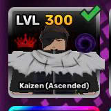 Evol Kaizen lên Ascended ( Yêu cầu có Kaizen)