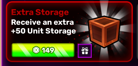 Extra  storage