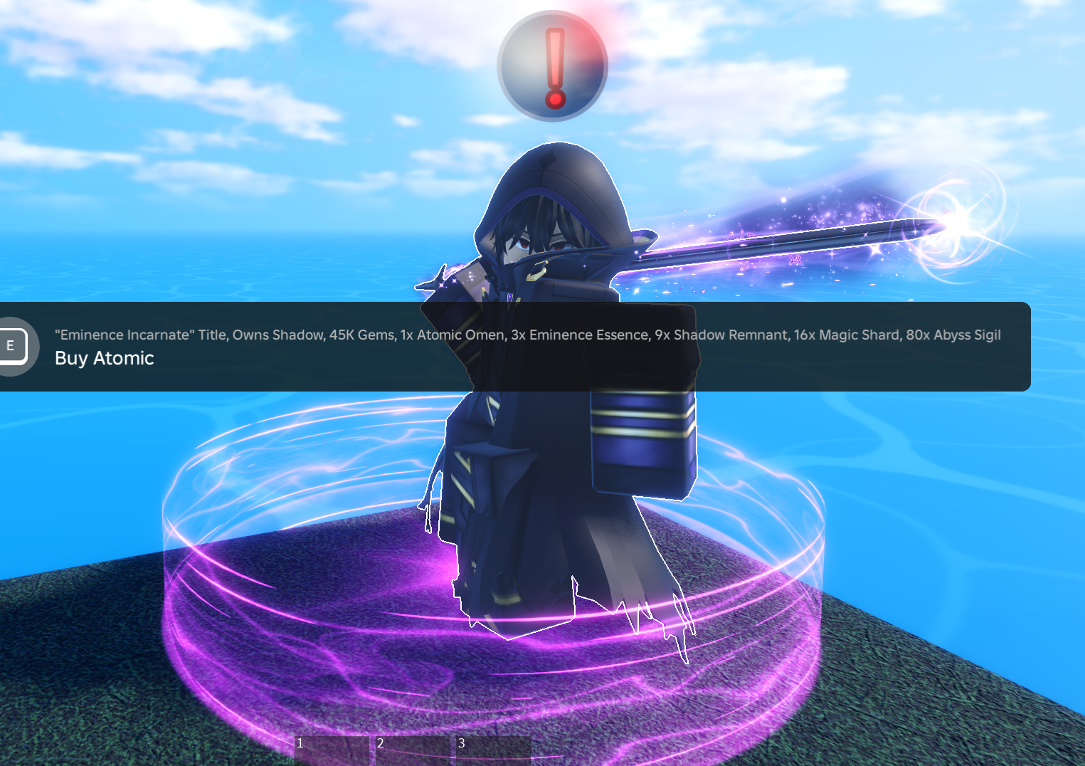 Cày Atomic v2 + Skill F ( Sailor Piece )