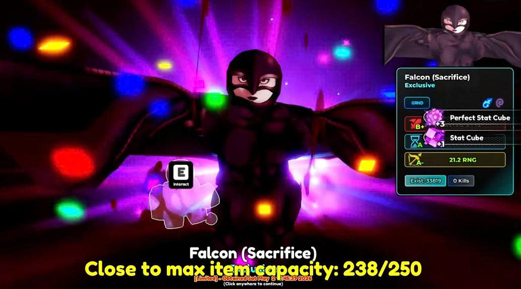 Cày Evo Exclusive Falcon ( Grifith ) ( Yêu cầu có sẵn unit )
