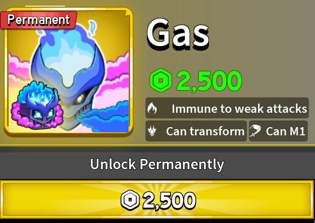 Trái Gas Vĩnh Viễn