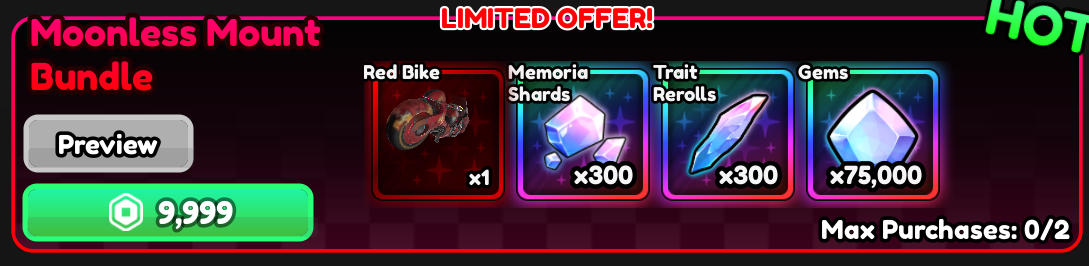 Moonless Mount Bundle ( Av )