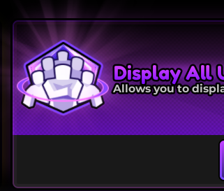 Display All Unit
