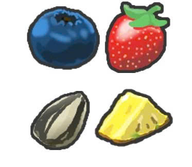 Treo mỗi loại 1000 trái ( Sunflower, Strawberry, Pineapple, Blueberry) ( Bee Swarm )