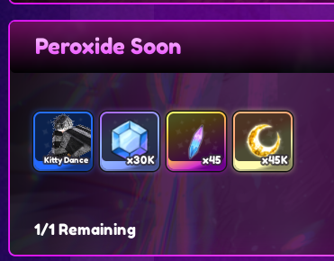 Peroxide Soon?