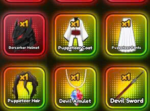 Cày Full set Aizen