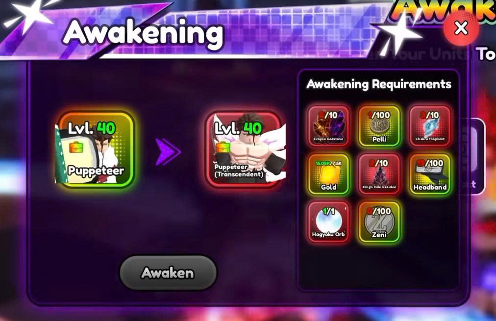 Cày Mythical Aizen + evo